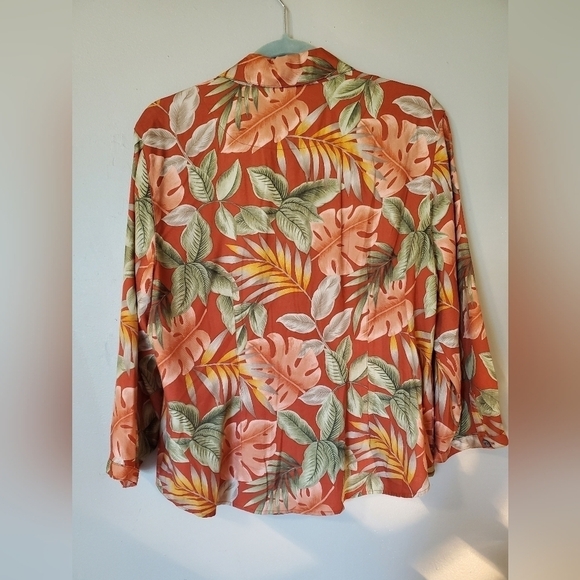 Y2K Caribbean Joe Hawaiian vintage print top - Picture 6 of 6